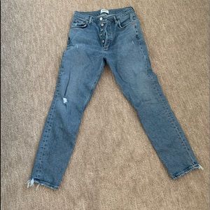 Excellent condition; high waisted button fly